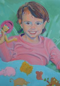 Commission a Portrait Painting and raise funds for Migraine Action